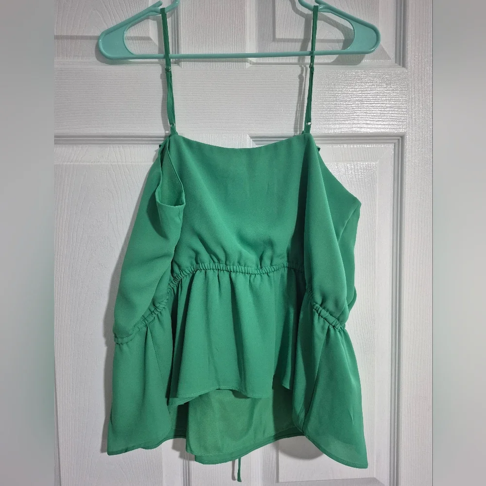 Express Jade Ruffle Camisole - Picture 2 of 2